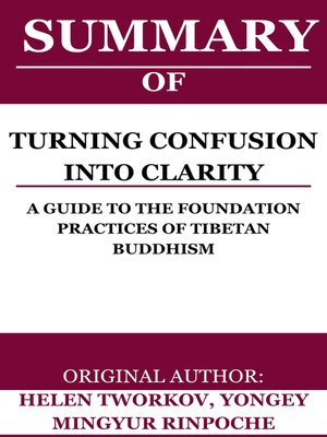 cover image of Summary of Turning Confusion into Clarity by Helen Tworkov, Yongey Mingyur Rinpoche